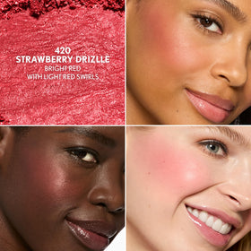 COVERGIRL close-up of baked blush texture highlighting smooth, blendable finish