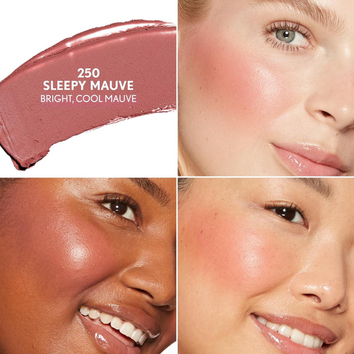 COVERGIRL Trublend close-up of creamy swipe texture highlighting buttery blendability