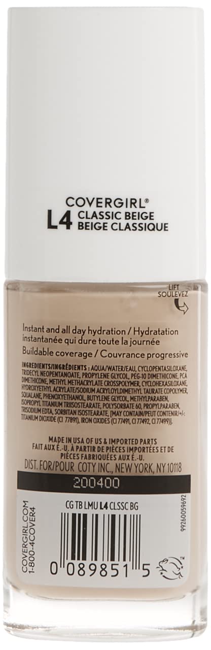 COVERGIRL TruBlend swatch texture close-up demonstrating smooth matte finish benefit