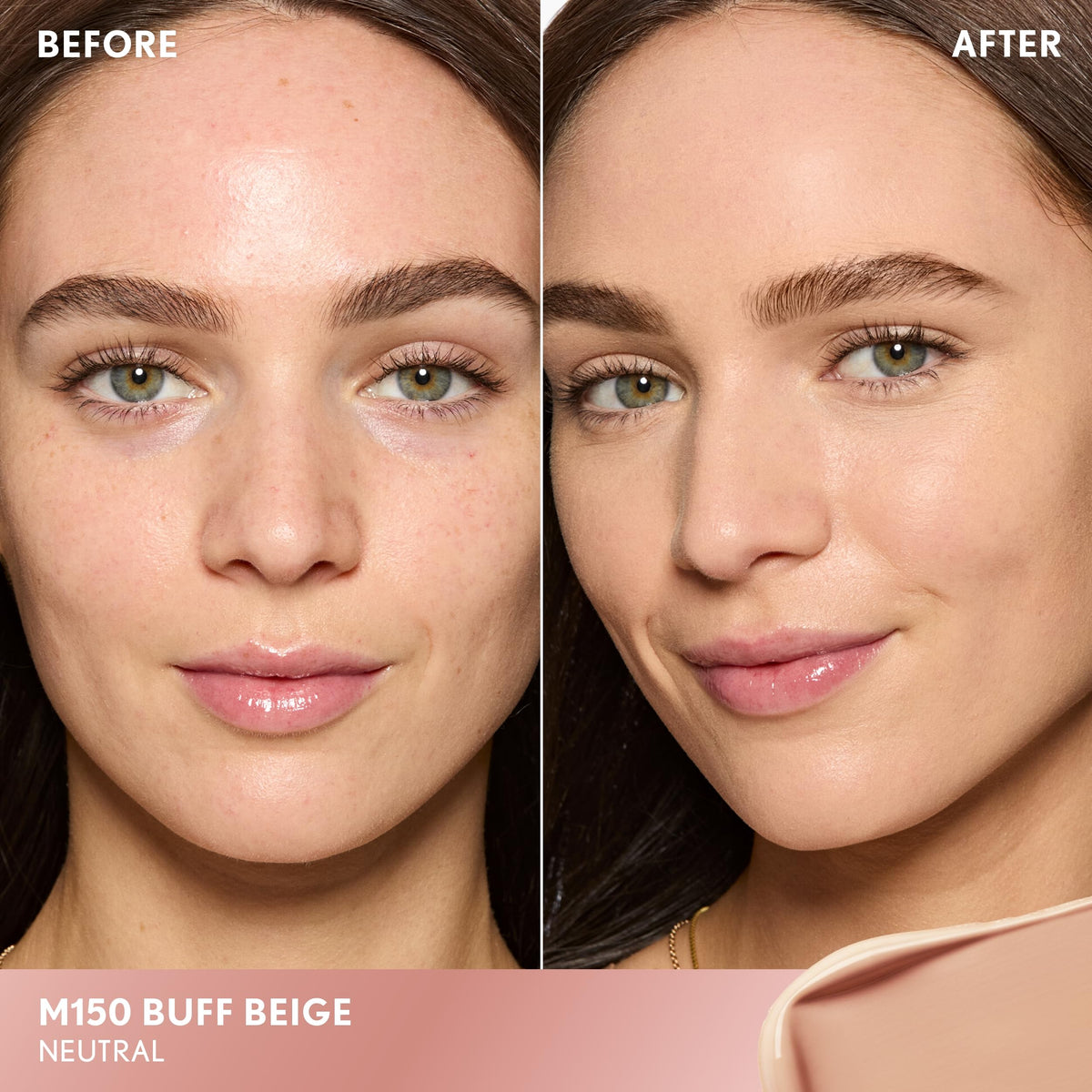 COVERGIRL closeup of fluffy doe applicator for precise, easy placement