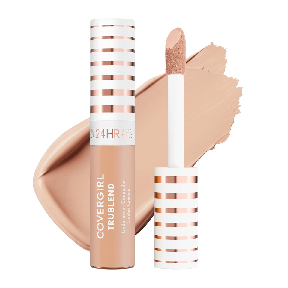 covergirl front packaging showing L400 Classic Ivory and product benefit