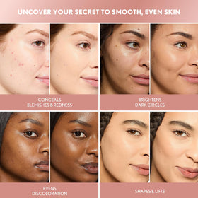 covergirl open tube displaying creamy formula for smooth blending benefit