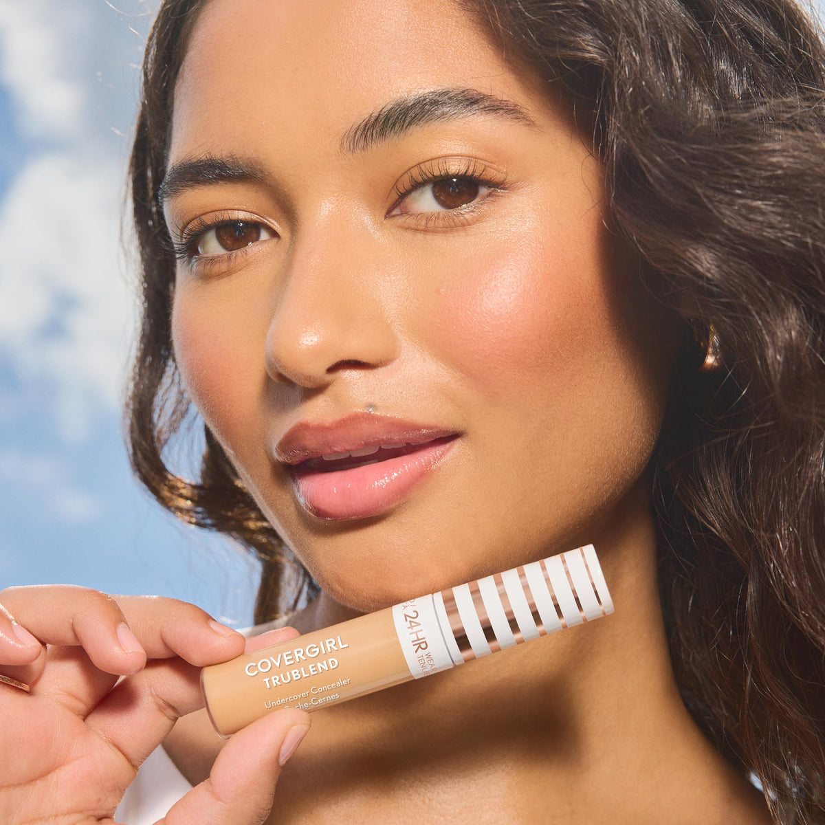 COVERGIRL back label close-up showing formulation and vegan claim