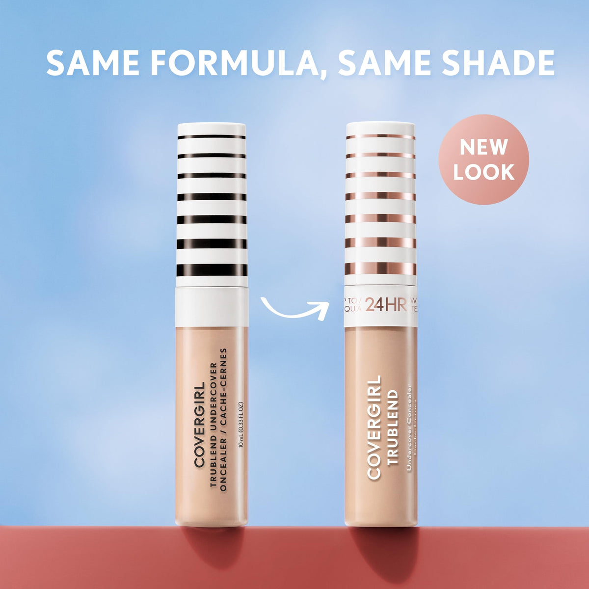 covergirl swatches on forearm illustrate buildable coverage benefit