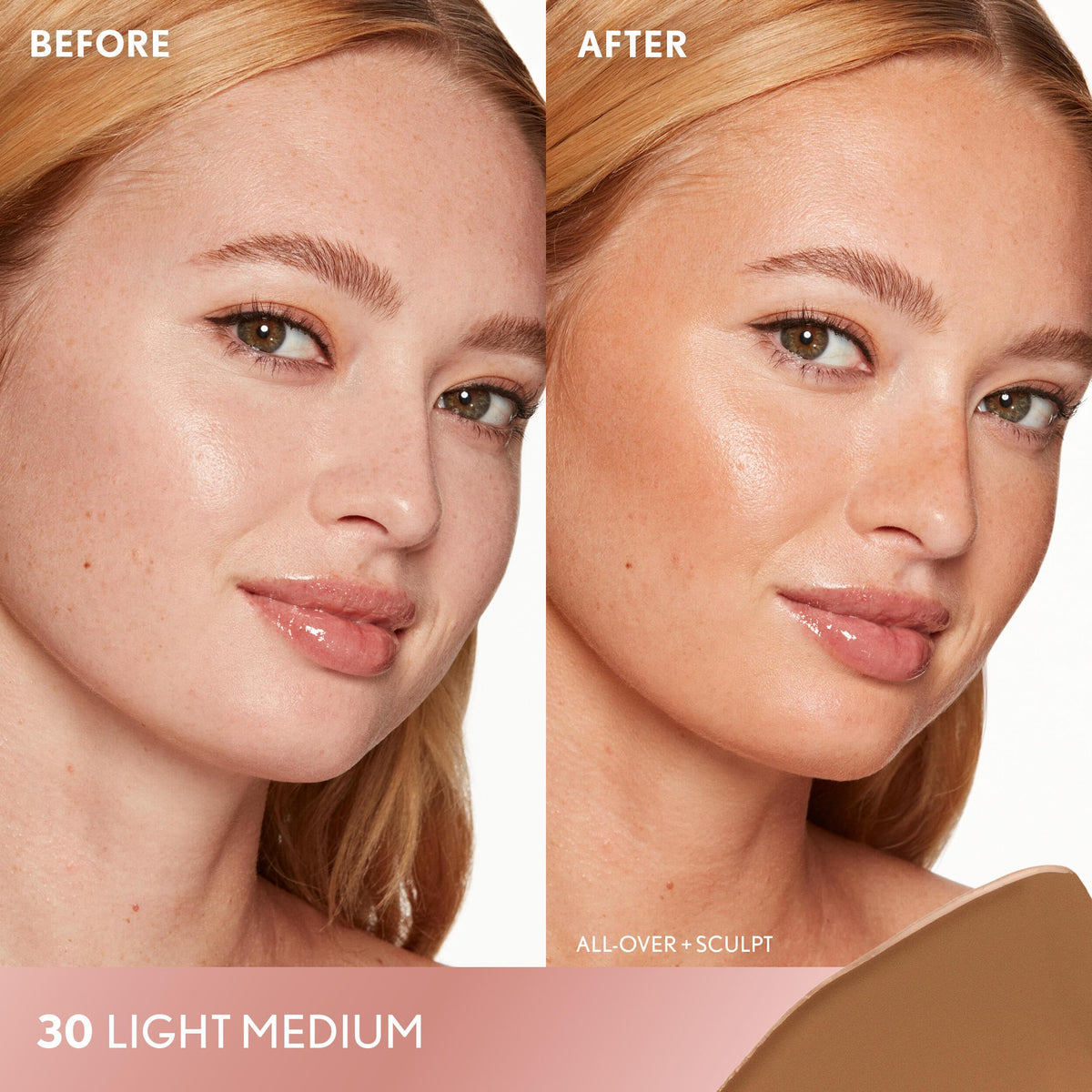 COVERGIRL wand applicator close-up for precise sculpting and easy control