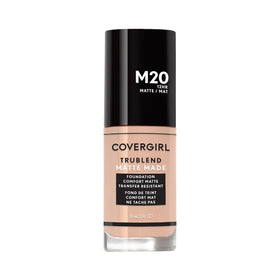 COVERGIRL front packaging showing Warm Beige shade and matte finish benefits