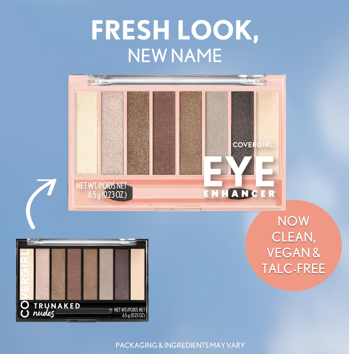 COVERGIRL close-up of matte shadow texture demonstrating smooth blendability