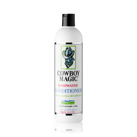 Cowboy Magic detangler pump being applied to hair demonstrating instant slip and manageability