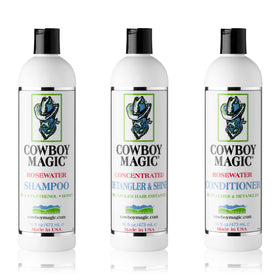 Cowboy Magic trio front packaging showing bottles and branding for easy identification and trust