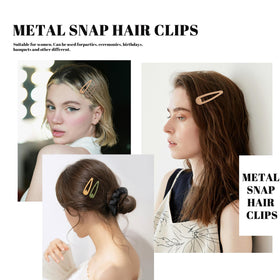 Cptots clip holding bangs on model demonstrating discreet style and all-day convenience