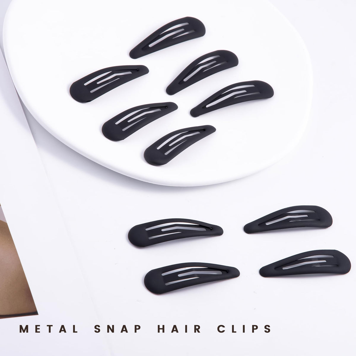 Cptots matte black finish texture displaying low-shine look that blends with outfits