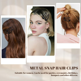 Cptots variety of hairstyles lifestyle shot showing clips used for everyday looks