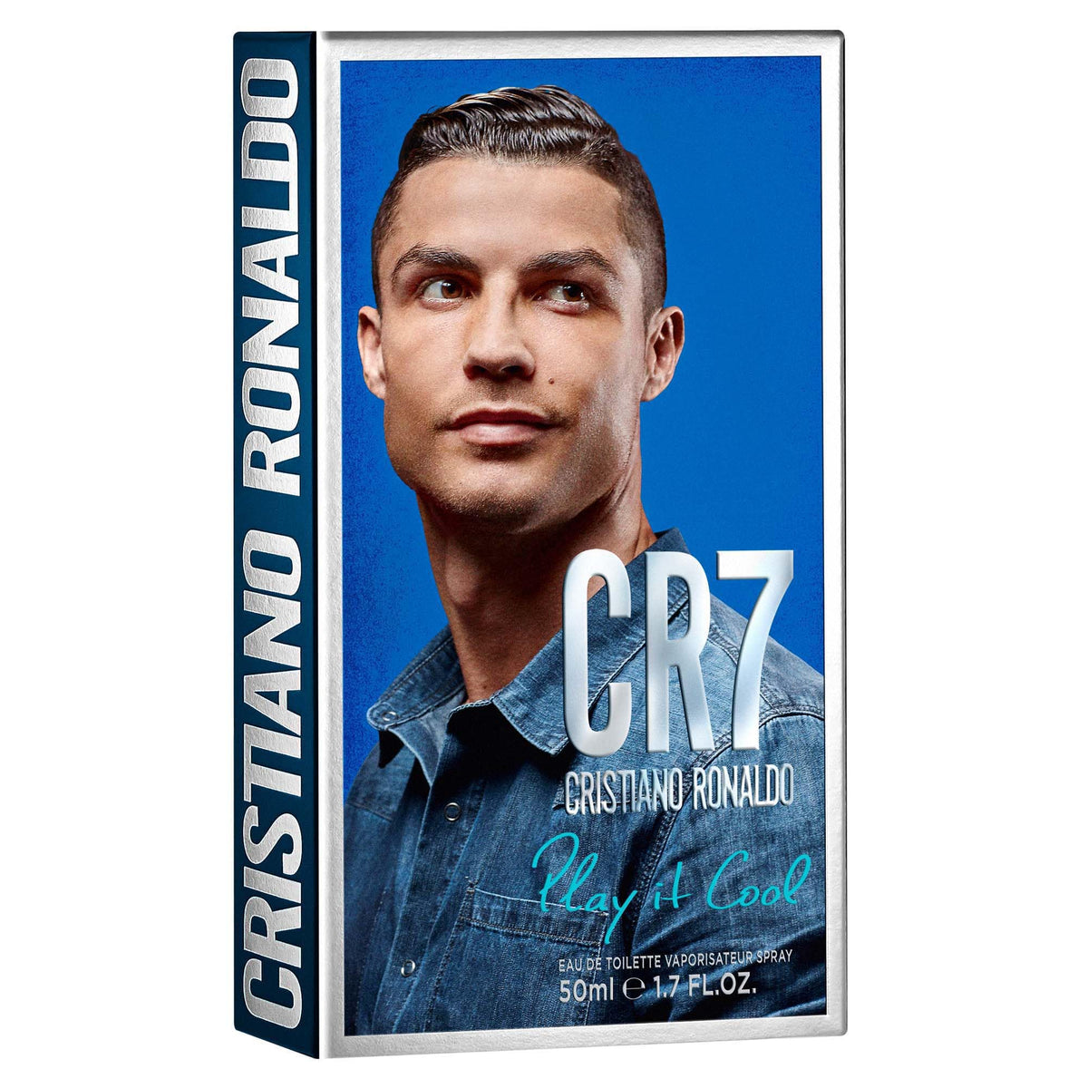 CRISTIANO RONALDO CR7 Play It Cool flatlay of ingredients, highlights citrus and woody notes
