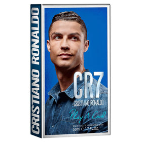 CRISTIANO RONALDO CR7 Play It Cool flatlay of ingredients, highlights citrus and woody notes