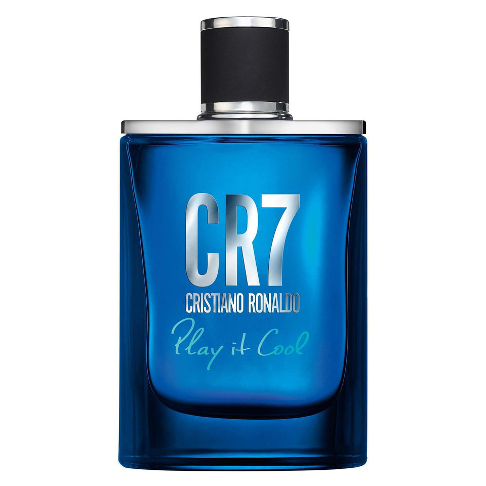 CRISTIANO RONALDO CR7 Play It Cool front packaging showing bottle and box, fresh visual appeal
