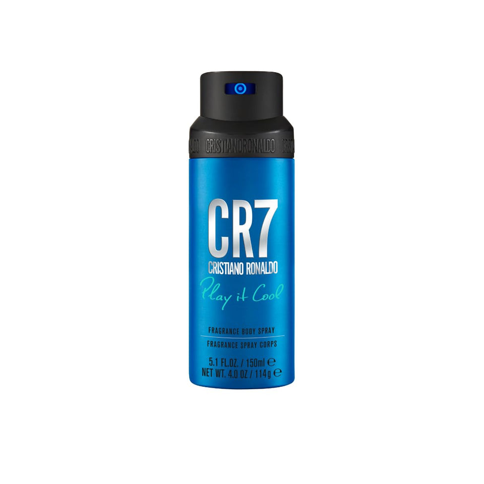 CRISTIANO RONALDO front packaging showing brand and cool-blue bottle for instant shelf appeal