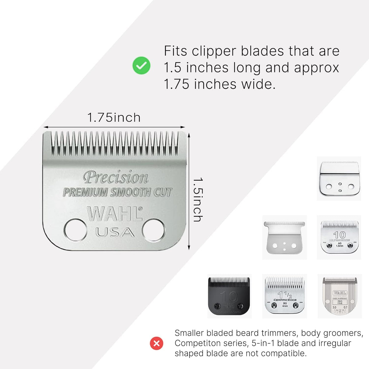 CR8GR8 close-up of guard teeth and clip mechanism ensuring secure, smooth cutting