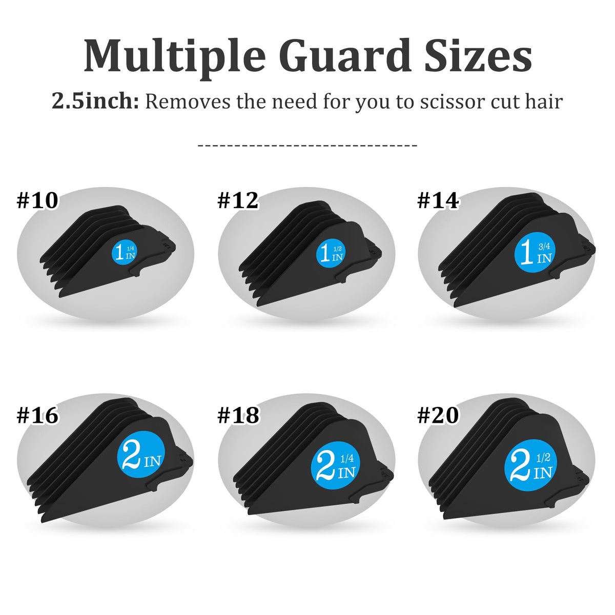 CR8GR8 in-use image of a home haircut showing consistent long-length trimming