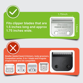 CR8GR8 guard clipped to a Wahl clipper demonstrating secure, no-slip fit