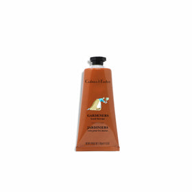 Crabtree & Evelyn cream applied to hands while gardening demonstrating protective hydration