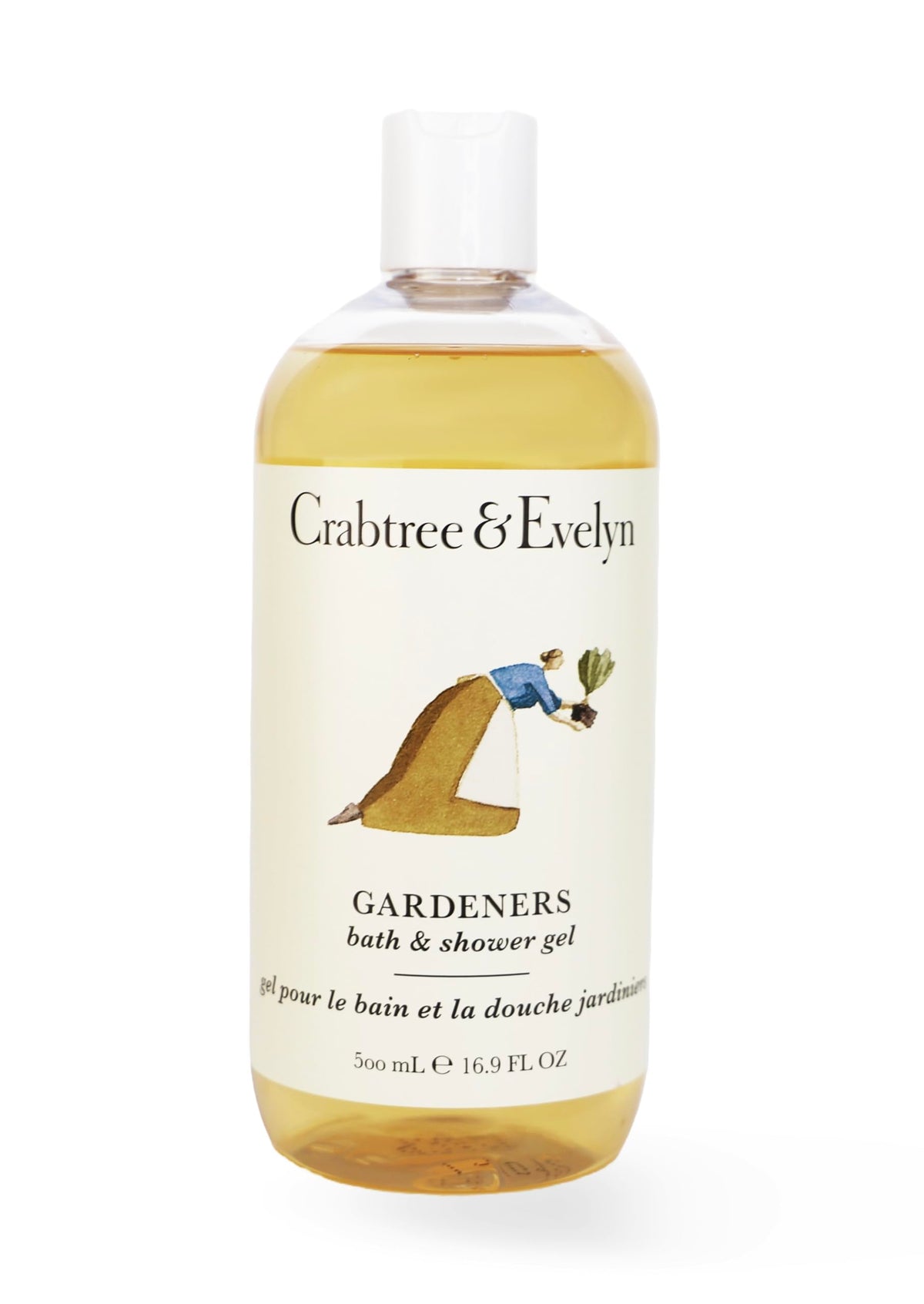 Crabtree & Evelyn front bottle showing label and size, invites refreshing botanical cleanse