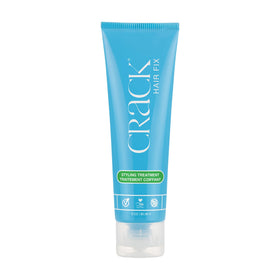 Crack Hair Fix front packaging showing product and benefit of anti-frizz control