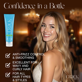 Crack Hair Fix ingredient label close-up highlighting protein and açaí benefits