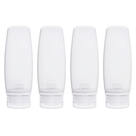 Craftend front packaging showing four TSA-compliant bottles and pouch, travel-ready convenience