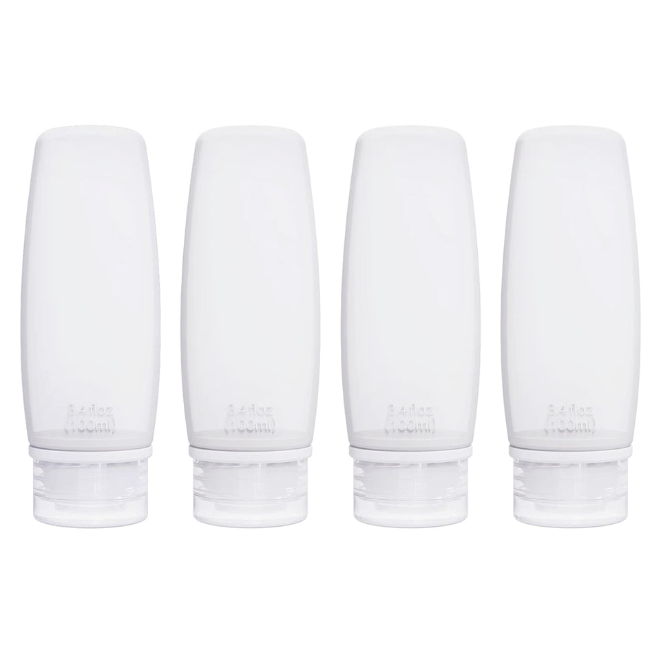 Craftend front packaging showing four TSA-compliant bottles and pouch, travel-ready convenience