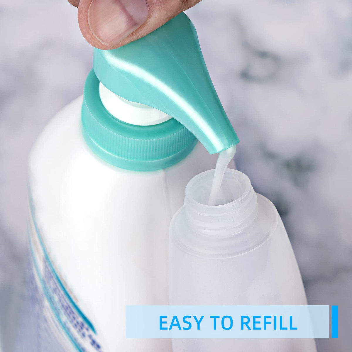 Craftisan hand squeezing bottle illustrating smooth dispensing and precise control