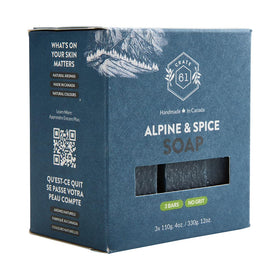 Crate 61 Organics label close-up highlighting ingredients and sustainable promise