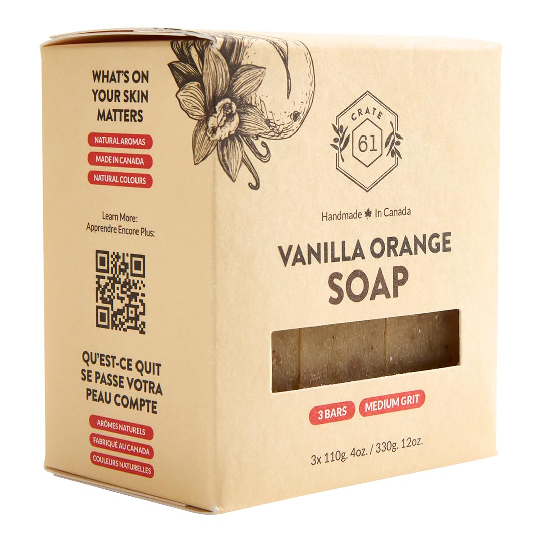 Crate 61 Organics close-up texture of soap showing creamy natural lather