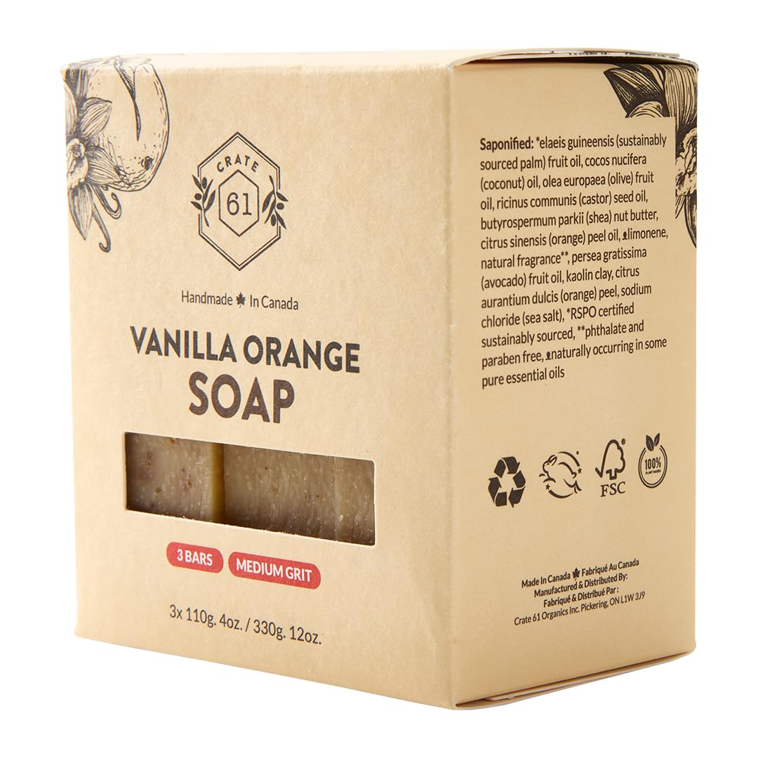Crate 61 Organics stacked bars highlighting handmade cuts and edges