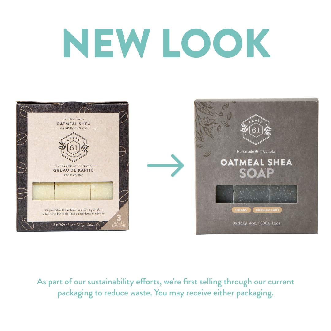 Crate 61 Organics soap arranged in a bathroom setting suggesting everyday use and gentle care