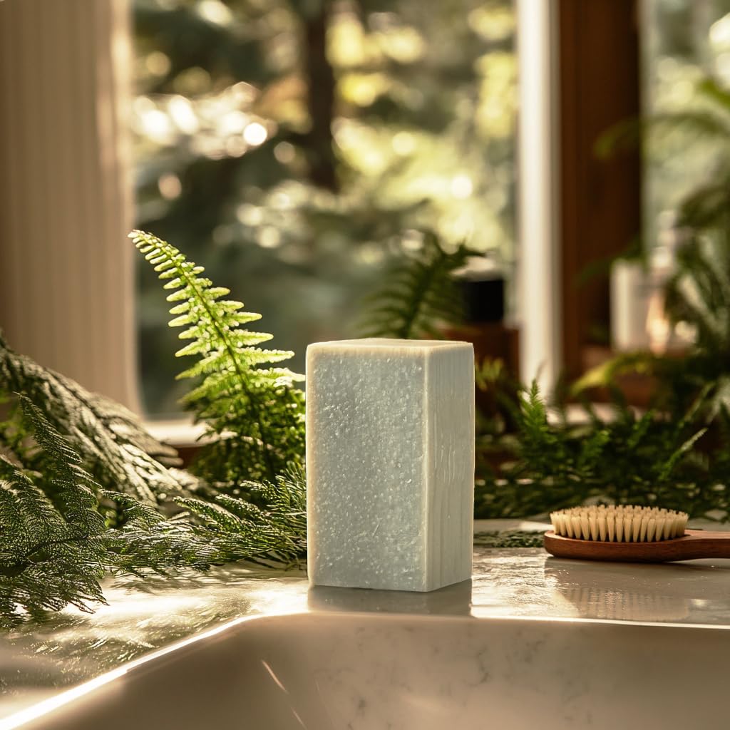 Lathered Crate 61 Organics soap producing rich foam to cleanse without harsh stripping of skin
