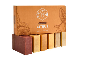 Crate 61 Organics close-up soap texture highlighting natural oils and creamy lather benefit