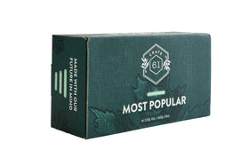 Crate 61 handmade label detail showing artisanal quality and trust benefit