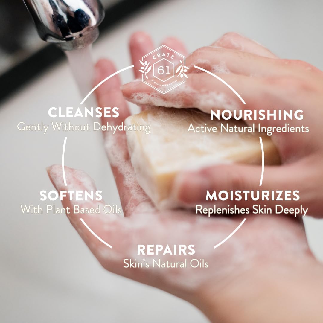 Crate 61 Organics kaolin clay close-up highlighting natural colorant and mild cleansing
