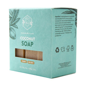 Crate 61 Organics lather in hand demonstrating gentle cleansing