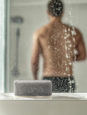 Crate 61 Organics artisan soap curing rack showing slow cold-process method and handcrafted quality