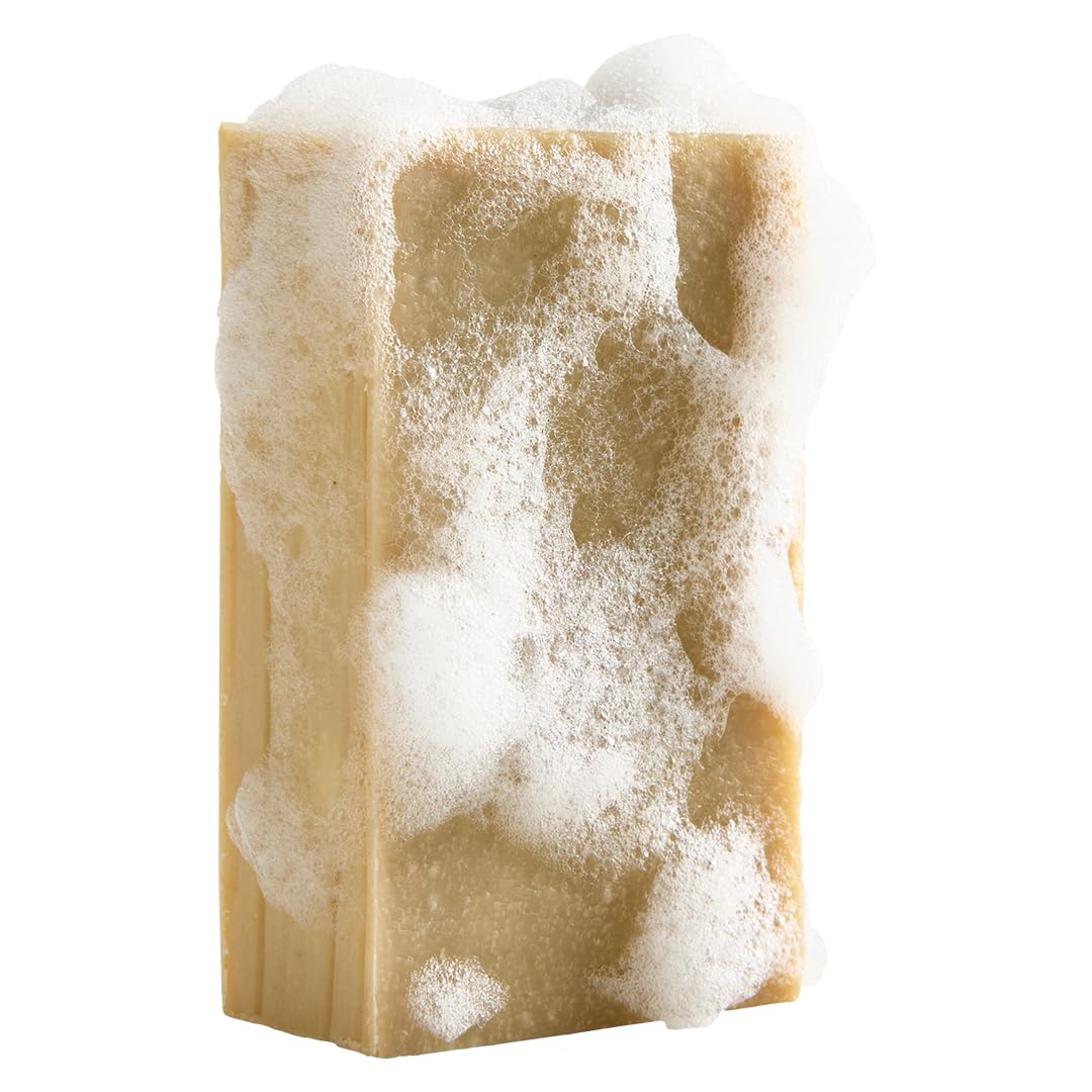 Crate 61 soap on draining dish illustrating proper storage and longer-lasting bars benefit