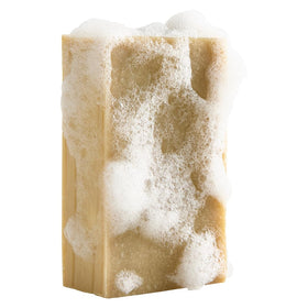 Crate 61 soap on draining dish illustrating proper storage and longer-lasting bars benefit