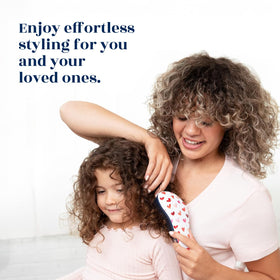 Crave Naturals close-up of cone-shaped bristles showing gentle detangling action