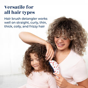 Crave Naturals close-up of cone-shaped bristles showing gentle detangling action and durability