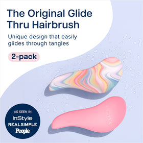 Crave Naturals close-up of flexible bristles showing gentle detangling action