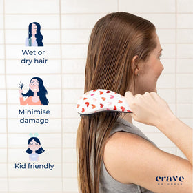 Crave Naturals two brushes side-by-side illustrating the pack of two convenience