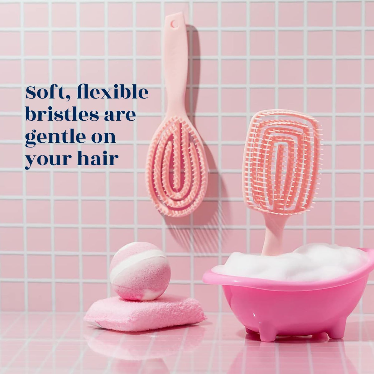 Crave Naturals FLEX DMC bending pad demonstrating five-layer flexibility for less pulling
