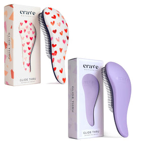 Crave Naturals front packaging showing purple and pink hearts and product benefits