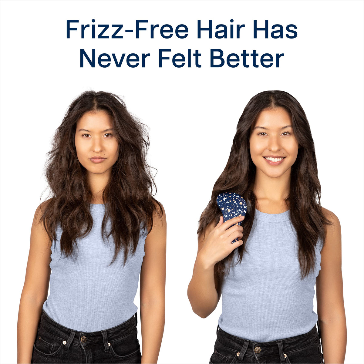 Crave Naturals brush detangling a wig and extensions to protect fiber integrity