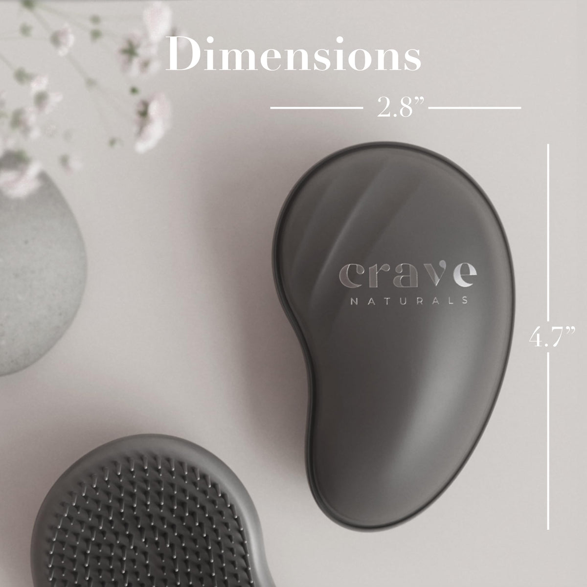 Crave Naturals side profile highlighting low-profile shape for gentle brushing